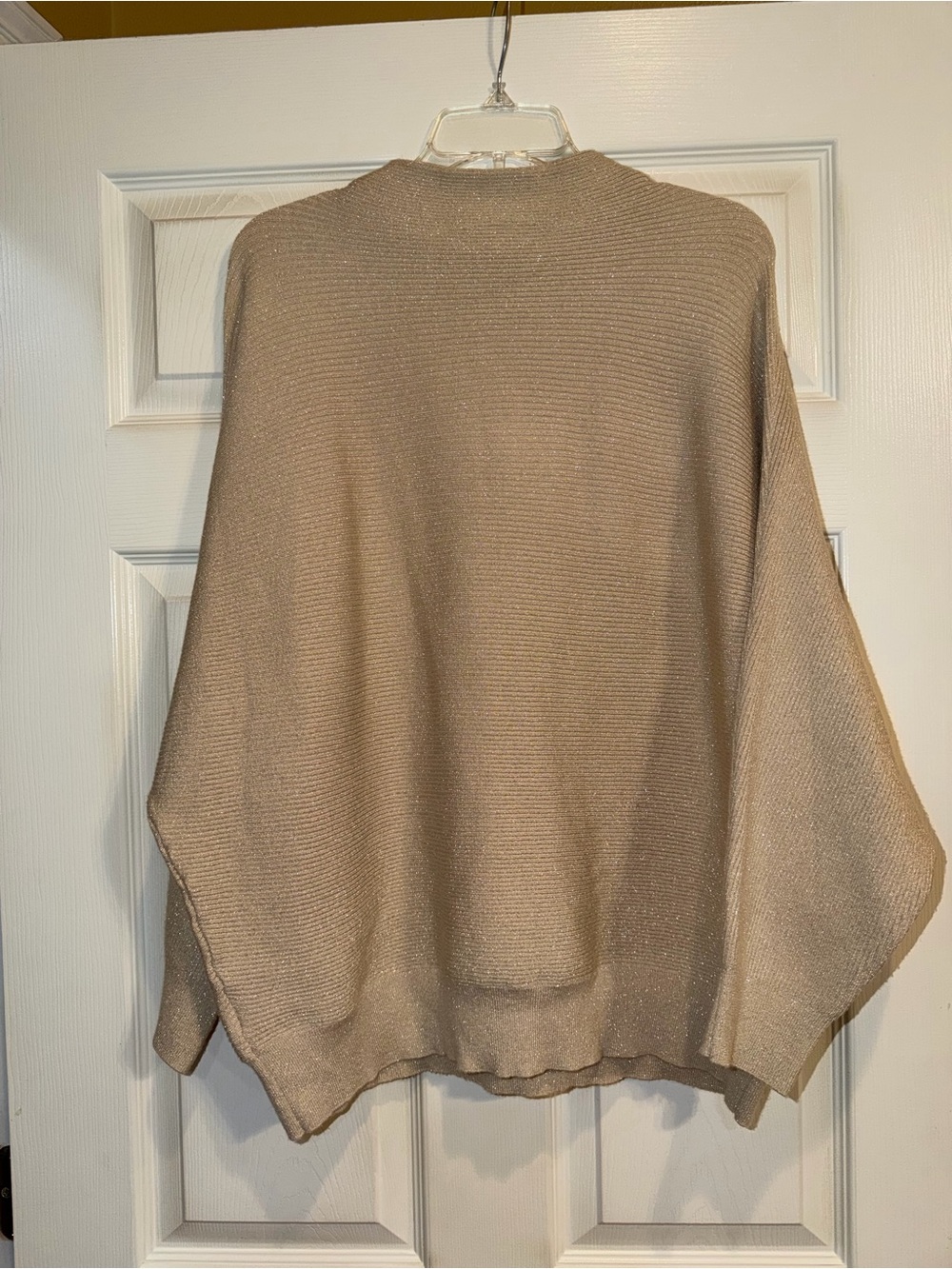 Philosophy Neutral Beige Cowl-Neck Oversized Sweater. EUC - Picture 4 of 5
